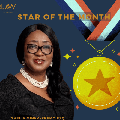 STAR OF THE MONTH - Sheila Minkah-Premo Esq.